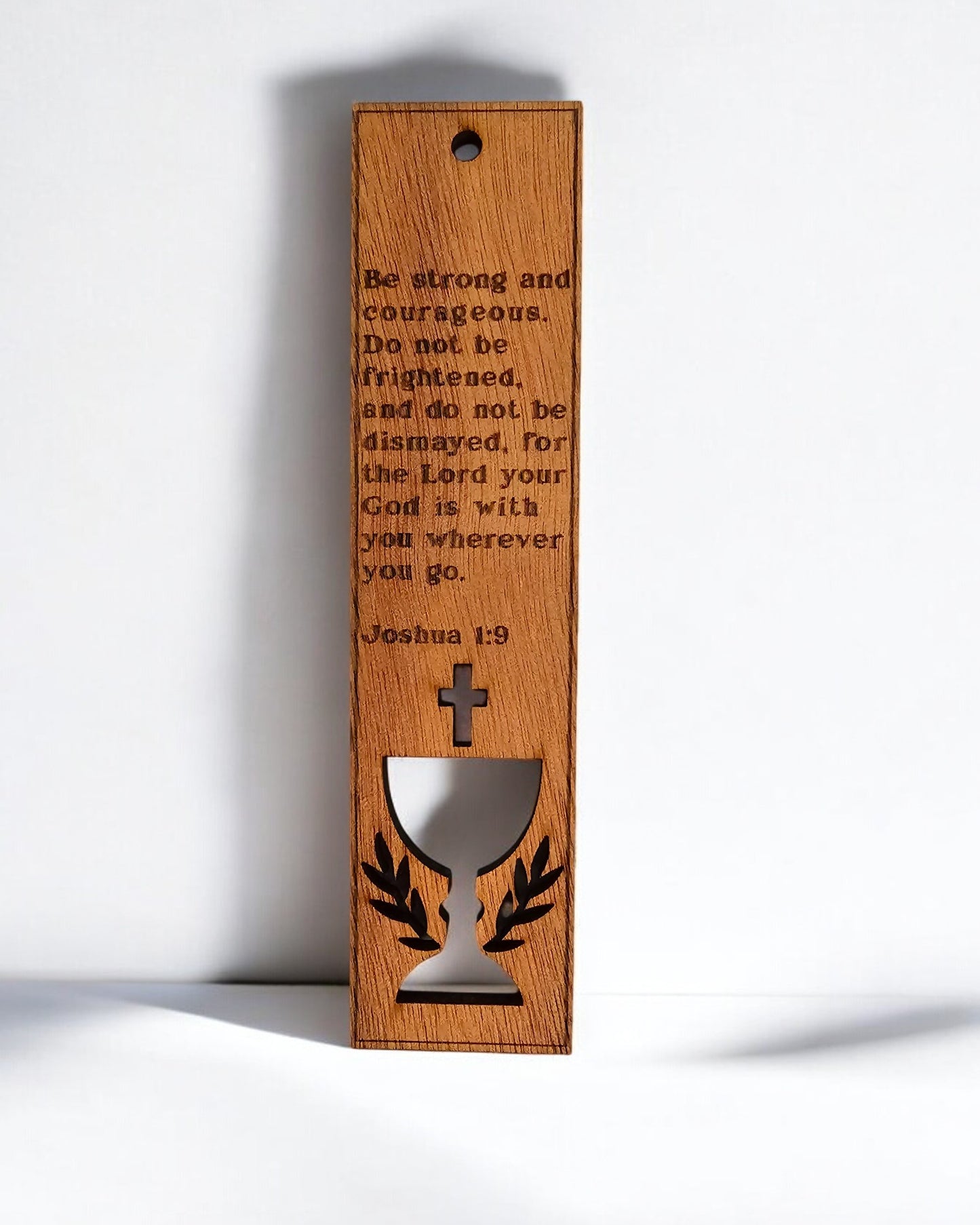 Wooden Christian Bookmarks, Laser cut