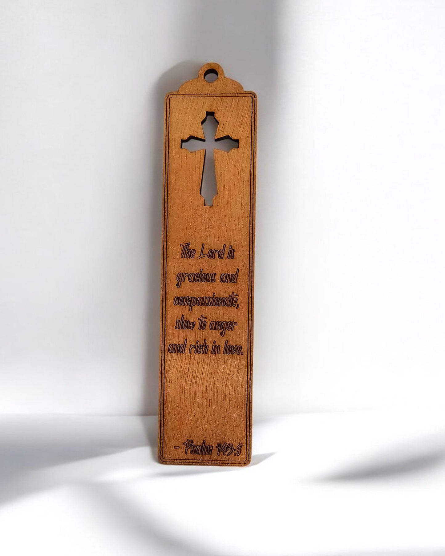 Wooden Christian Bookmarks, Laser cut