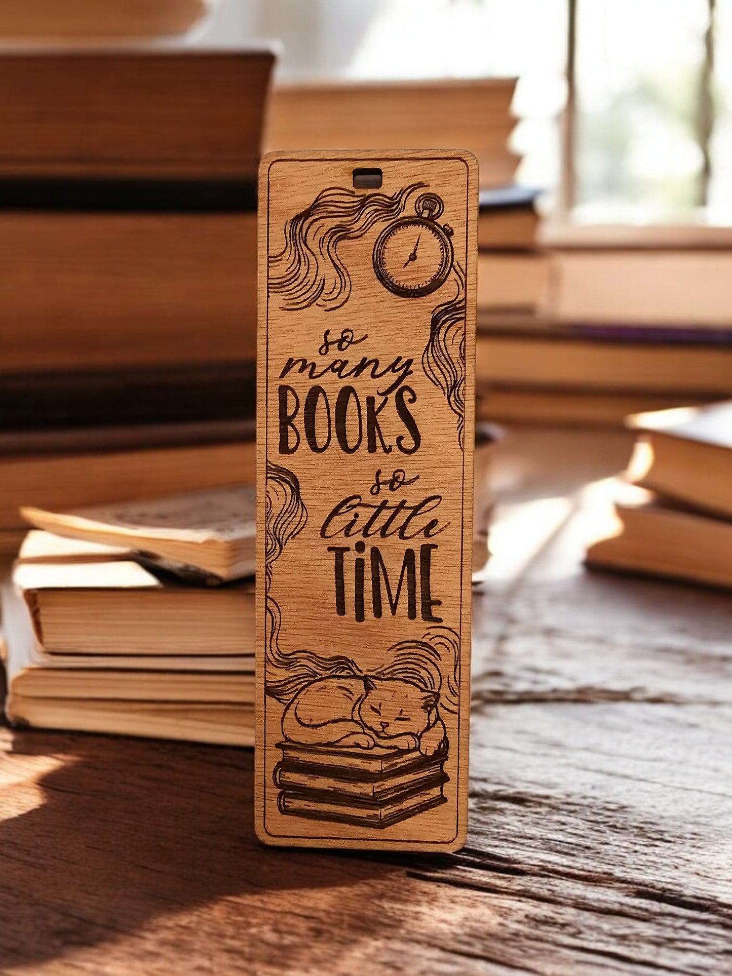 Wooden Bookmarks with Assorted Sayings