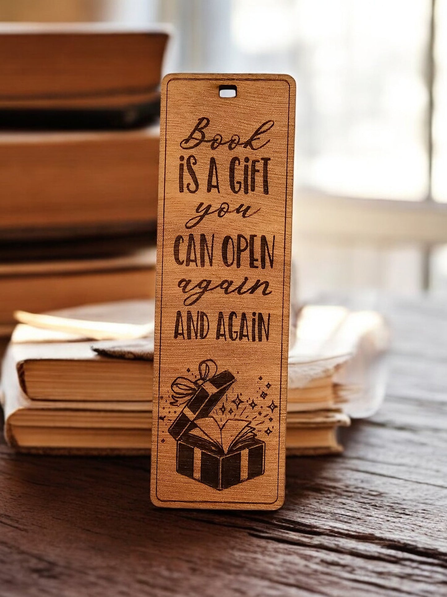 Wooden Bookmarks with Assorted Sayings