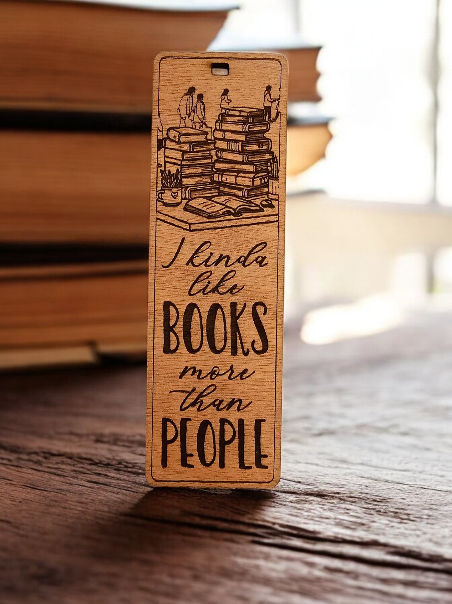 Wooden Bookmarks with Assorted Sayings