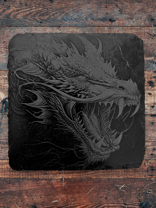 Dragon Slate Coasters Set of four