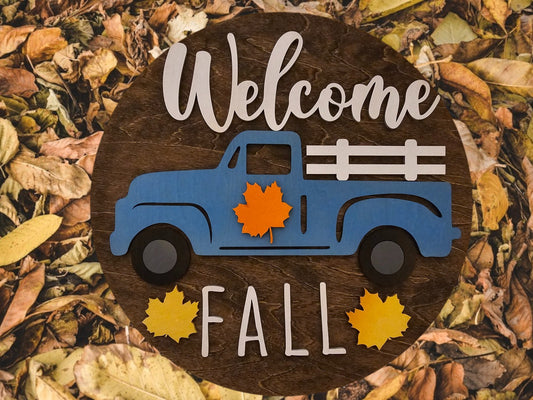 Welcome Fall Sign